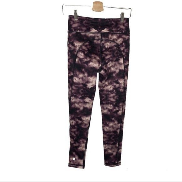 Sweaty Betty Reversible Yoga Leggings - aubergine london print - Picture 8 of 8